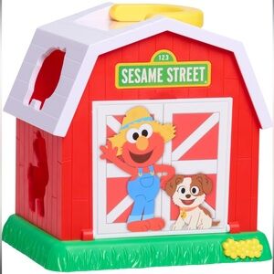 Sesame Street Elmo's Learn & Sort Barn Toddler Sorting Toy Music Songs